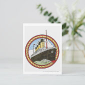 タイタニックイラストレーション ポストカード (スタンド正面)