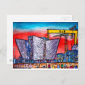 タイタニッククォーターベルファスト ポストカード (正面/裏面)