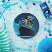 タイタニッククルーズシップライナー誕生日紙プレート ペーパープレート (パーティー)