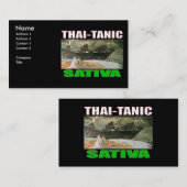 タイタニックサティバ 名刺 (正面/裏面)