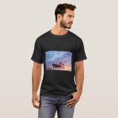 タイタニックサンセット海船水船サンライズ Tシャツ (正面フル)