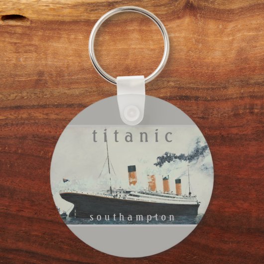 タイタニックパーティーヴィンテージホワイトスターラインシップ キーホルダー (正面)