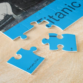 タイタニックブルーヴィンテージホワイトスターラインシップ ジグソーパズル (側面)