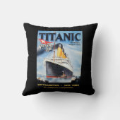 タイタニックホワイトスターライン – 世界最大のライナー クッション (裏面)