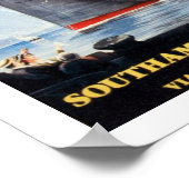 タイタニックホワイトスターライン – 世界最大のライナー ポスター (角)