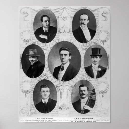 タイタニックミュージシャンポスター ポスター (正面)