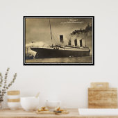 タイタニックヴィンテージフォトポスタータイタニックシリーズ ポスター (キッチン)