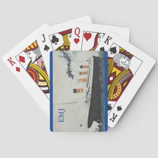 タイタニックヴィンテージ海ライナー船名RMS トランプ (裏面)