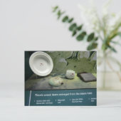 タイタニック号から回収したアイテム ポストカード (スタンド正面)