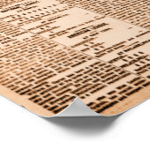 タイタニック号が沈下ヴィンテージ紙に掲載 ポスター (角)