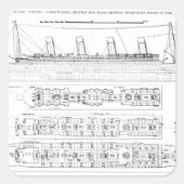 タイタニック号の損失に関する問い合わせ:十字架 スクエアシール (正面)