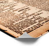 タイタニック号の沈没が報告される セピア ヴィンテージ 海事 ポスター (角)