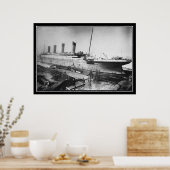 タイタニック号は1909年に建設された ポスター (キッチン)