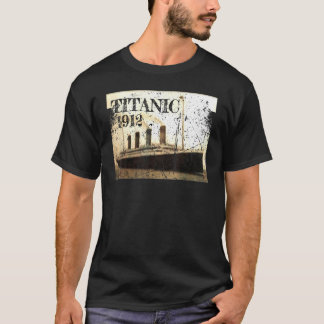 タイタニック号 1912 クルーズ ヴィンテージTシャツ かわいい Tシャツ