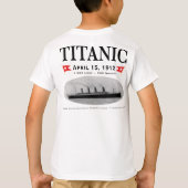 タイタニック幽霊船キッズスウェットシャツ Tシャツ (裏面)