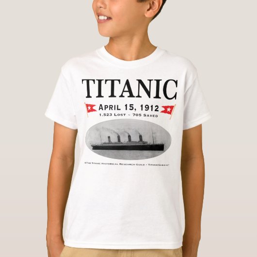 タイタニック幽霊船キッズスウェットシャツ Tシャツ (正面)