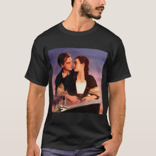 タイタニック映画ジャックとバラ装飾用クッション Tシャツ