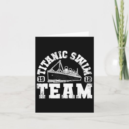 タイタニック泳おもしろいぐチーム – 悲劇的な水泳 カード (正面)
