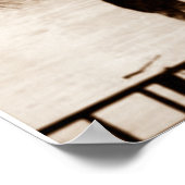 タイタニック発射サーカセピア1912 ポスター (角)