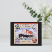 タイタニック石鹸ラベル ポストカード (スタンド正面)