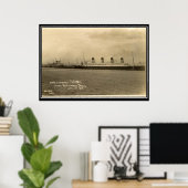 タイタニック系ヴィンテージ写真ポスター ポスター (ホームオフィス)