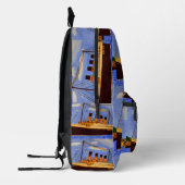 タイタニック船バックパック プリントバックパック (左)