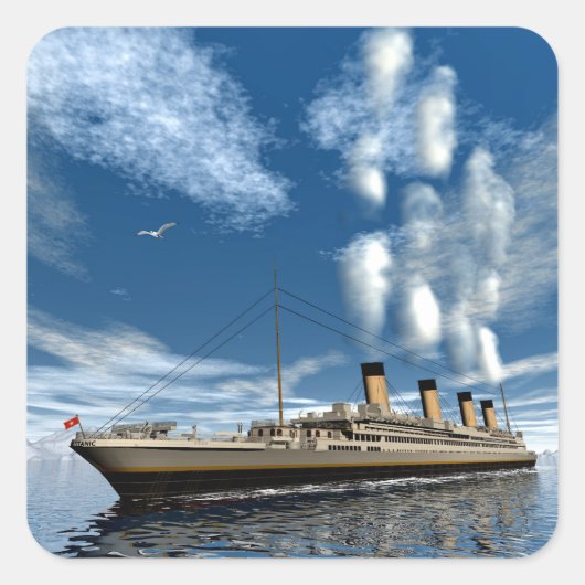 タイタニック船 スクエアシール (正面)