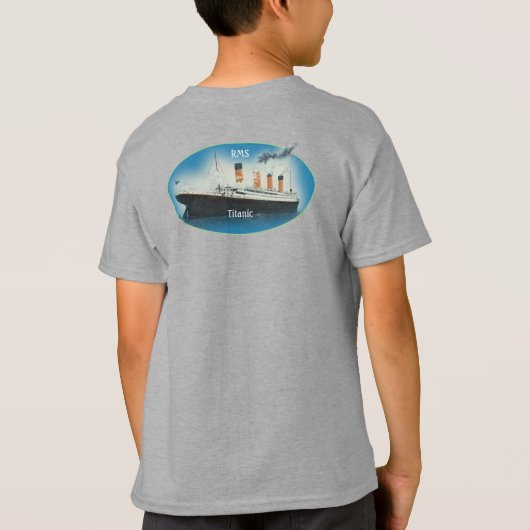 タイタニック船 Tシャツ (裏面)