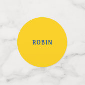 タイタニック誕生日イエローRMSホワイトスターラインシップ コンフェッティ (スモール正面)