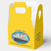 タイタニック誕生日イエローRMSホワイトスターラインシップ フェイバーボックス (オープン)