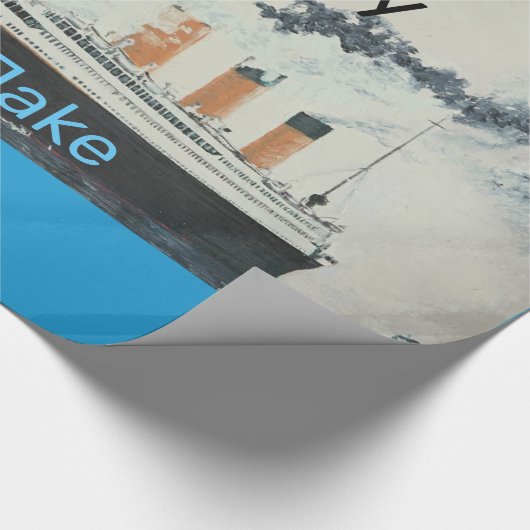 タイタニック誕生日パーティー名 ラッピングペーパー (角)