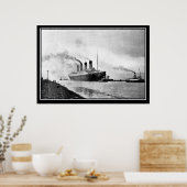 タイタニック走シリーズ試写ヴィンテージ ポスター (キッチン)