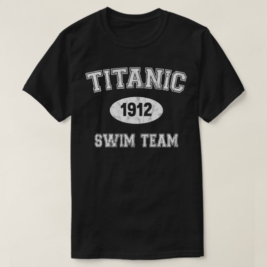 タイタニック1912スイムチーム Tシャツ (デザイン正面)