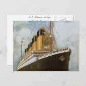 タイタニック・アット・シー ポストカード (正面/裏面)