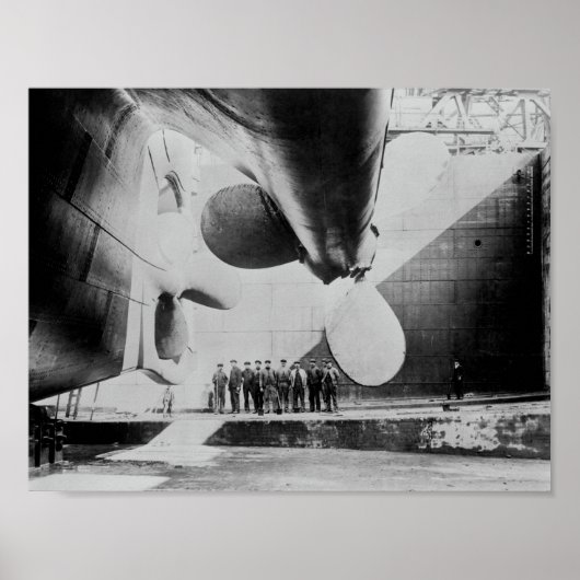 タイタニック・イン・ドライ波止場- 1911年5月31日 ポスター (正面)