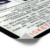 タイタニック・クイーン・オブ・ザ・海 – ホワイト・スター・ライン ポスター (角)