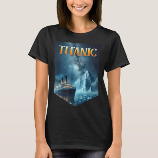タイタニック クルーズ船 氷山 1912 RMS 航海 男性 女性 Tシャツ