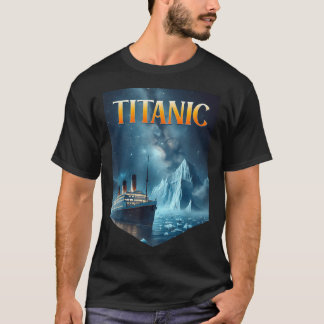 タイタニック クルーズ船 氷山 1912 RMS 航海 男性 女性 Tシャツ