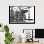 タイタニック・シリーズのポスター・タイタニック発射 ポスター (ホームオフィス)