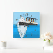 タイタニック スクエア壁時計 (ホーム)