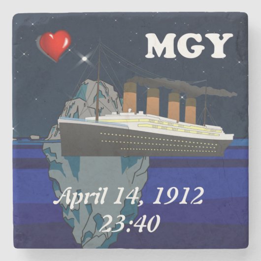 タイタニック ストーンコースター (正面)