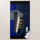 タイタニック ビーチタオル (正面)