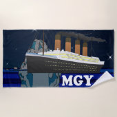 タイタニック ビーチタオル (正面)