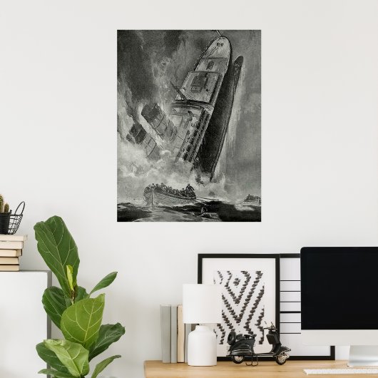 タイタニック ポスター (ホームオフィス)