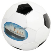 タイタニック・マリタイム・ホワイト・スター・ライン船 サッカーボール (3/4)