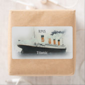 タイタニック·ヴィンテージ·アイスバーグ·グレー·ホワイト·スター·ライン·シップ ラベル (インサイチュ)