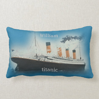 タイタニック·ヴィンテージ·マリタイム·ホワイト·スター·ライン·シップ ランバークッション