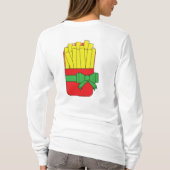 タイタンの休日の長袖のTシャツの攻撃 Tシャツ (裏面)