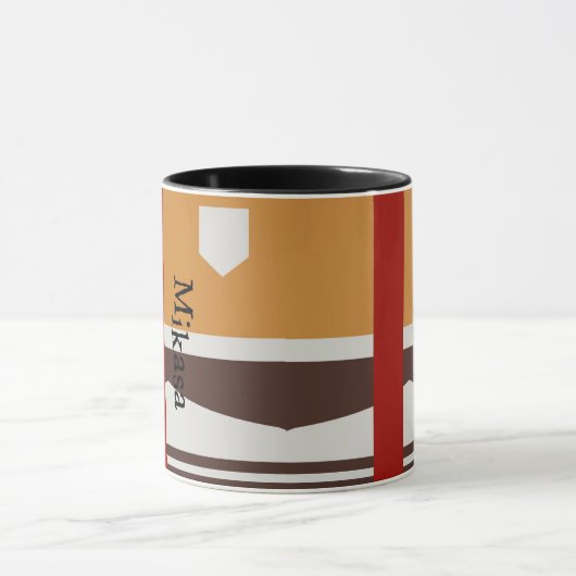 タイタンの刺激を受けたなマグ、Mikasaの攻撃 マグカップ (中央)