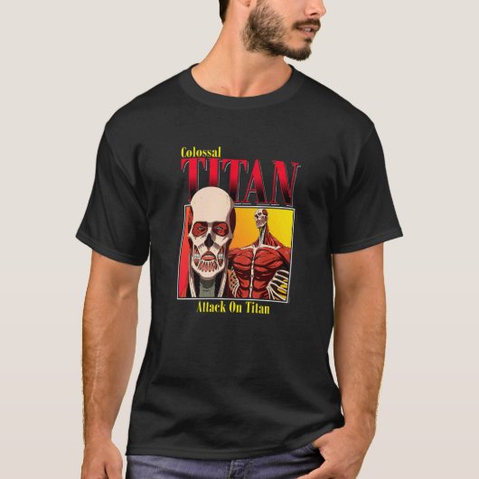 タイタンシーズン4巨大なタイタングラディエントへの攻撃 Tシャツ (正面)